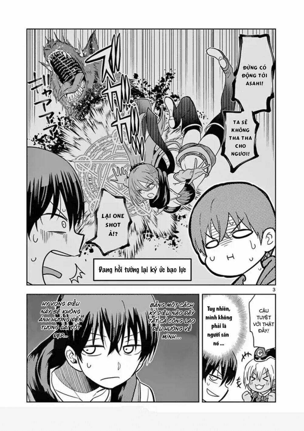 Chuyển Sinh Cùng Bà Chị Đấm Phát Chết Luôn Chapter 4 trang 2