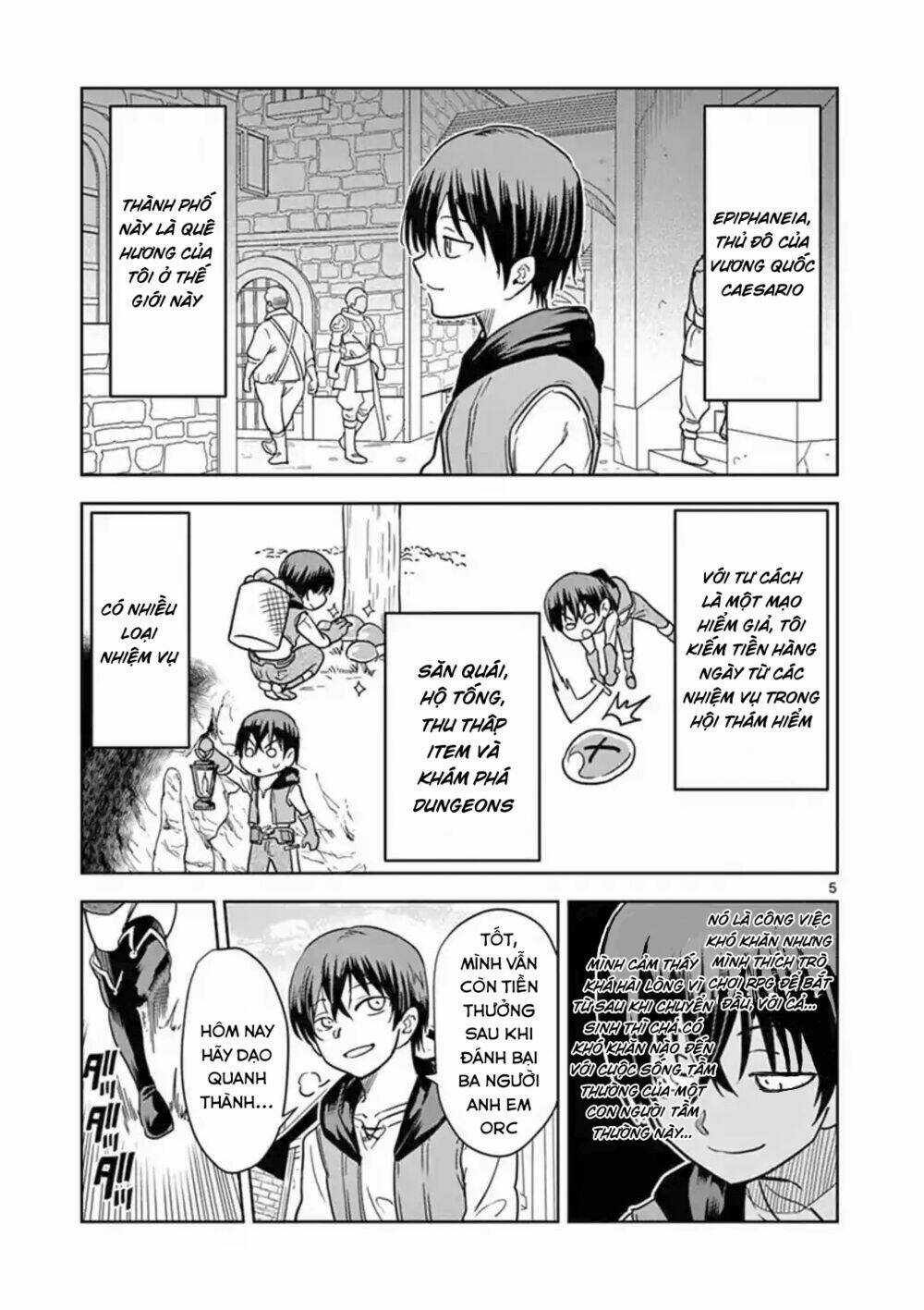 Chuyển Sinh Cùng Bà Chị Đấm Phát Chết Luôn Chapter 4 trang 4