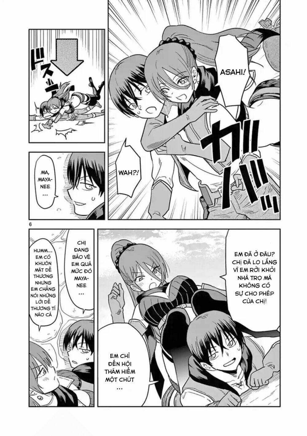 Chuyển Sinh Cùng Bà Chị Đấm Phát Chết Luôn Chapter 4 trang 5