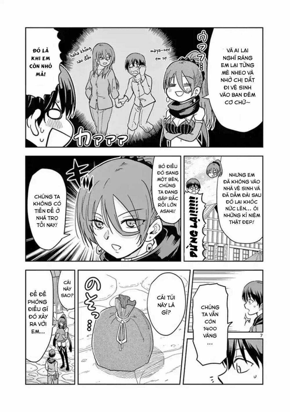 Chuyển Sinh Cùng Bà Chị Đấm Phát Chết Luôn Chapter 4 trang 7