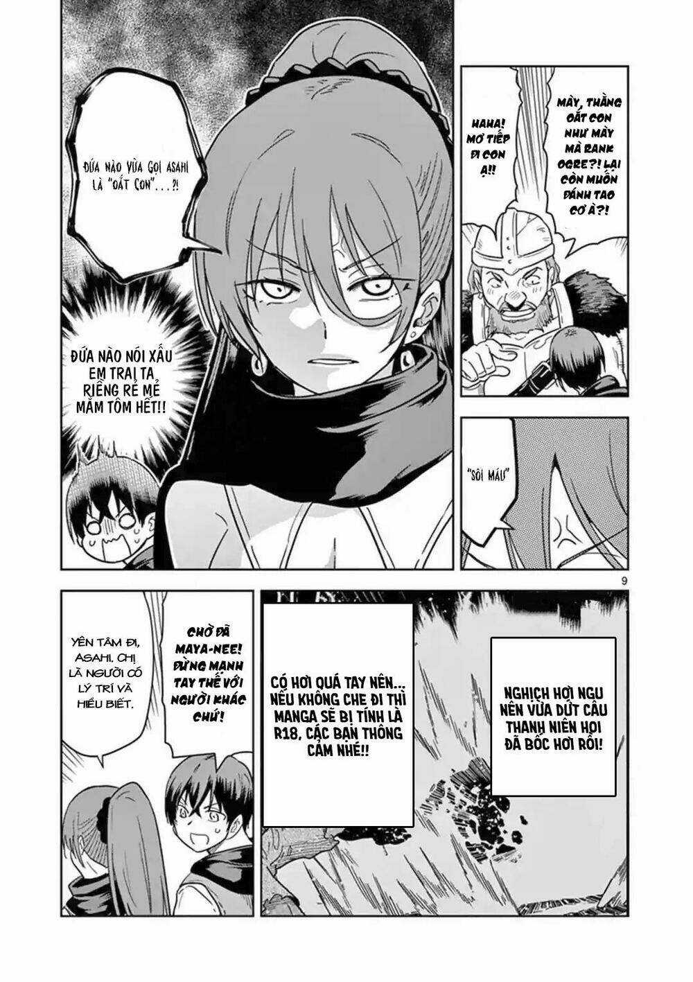 Chuyển Sinh Cùng Bà Chị Đấm Phát Chết Luôn Chapter 5 trang 8