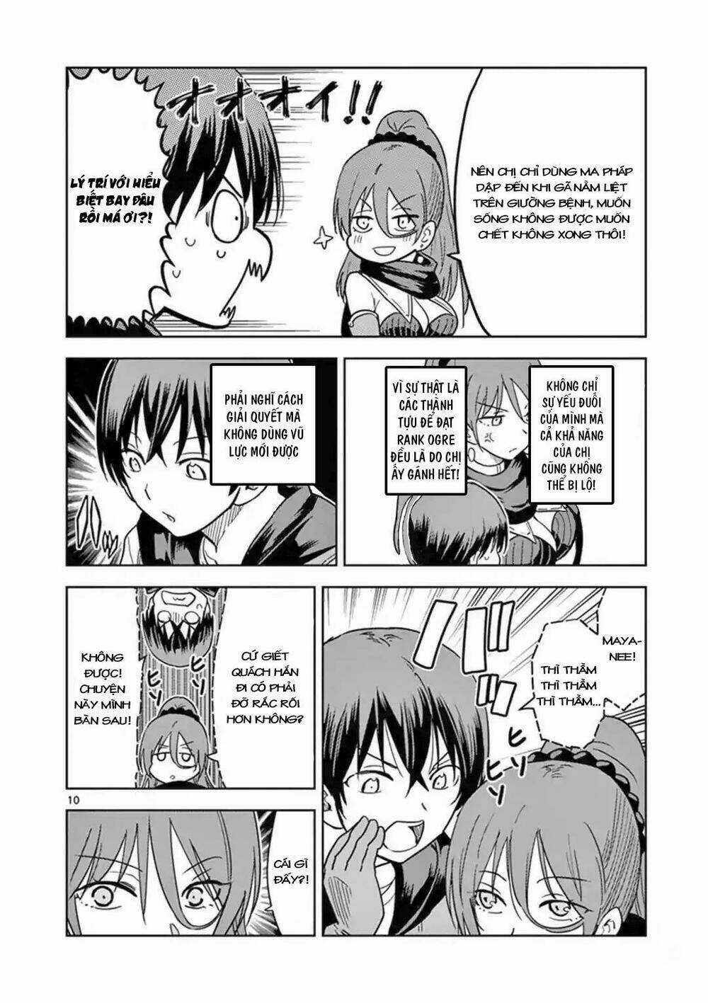 Chuyển Sinh Cùng Bà Chị Đấm Phát Chết Luôn Chapter 5 trang 9