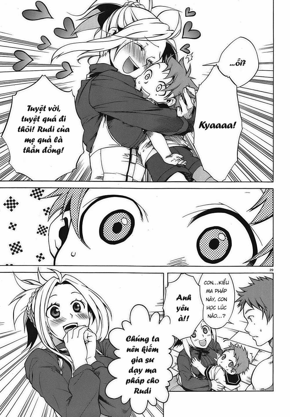 Chuyển Sinh Không Nghề Nghiệp: Tôi Sẽ Cố Gắng Hết Sức Nếu Tôi Đến Thế Giới Khác Chapter 1 trang 33