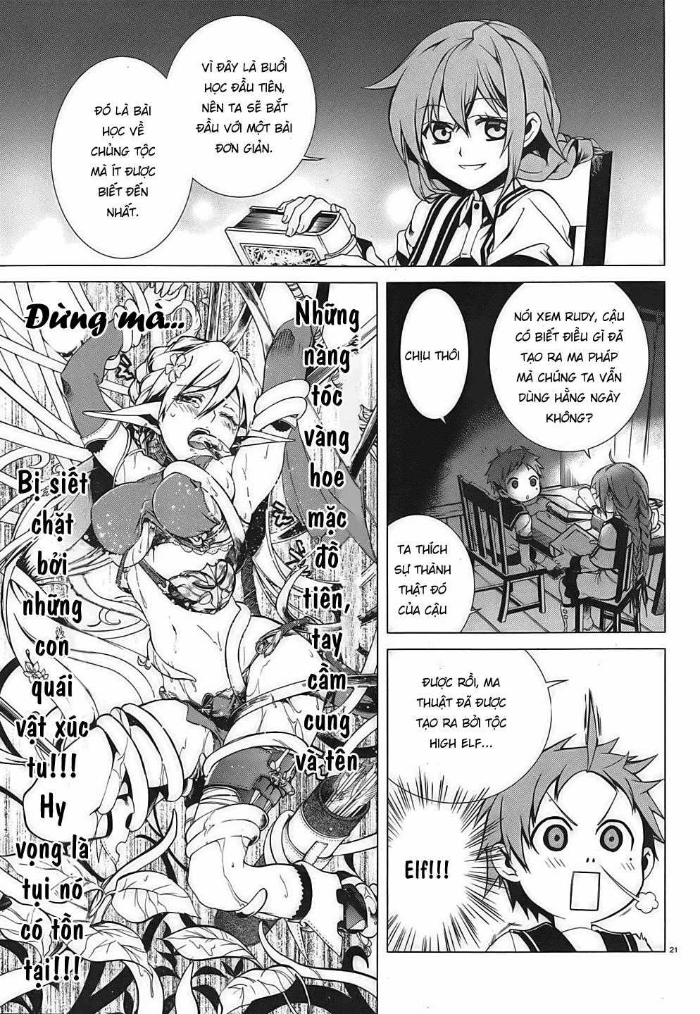 Chuyển Sinh Không Nghề Nghiệp: Tôi Sẽ Cố Gắng Hết Sức Nếu Tôi Đến Thế Giới Khác Chapter 2 trang 23