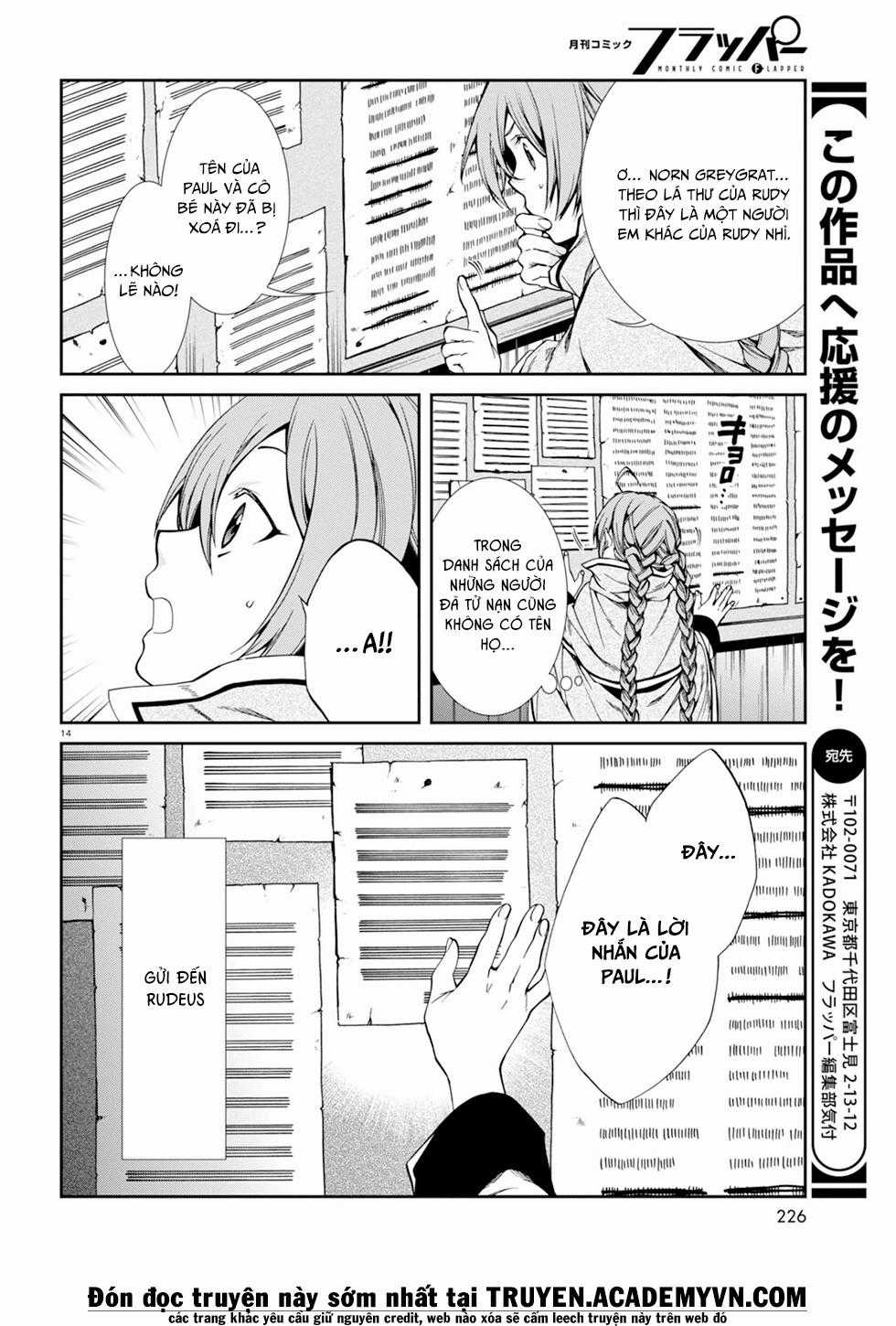 Chuyển Sinh Không Nghề Nghiệp: Tôi Sẽ Cố Gắng Hết Sức Nếu Tôi Đến Thế Giới Khác Chapter 22 trang 17