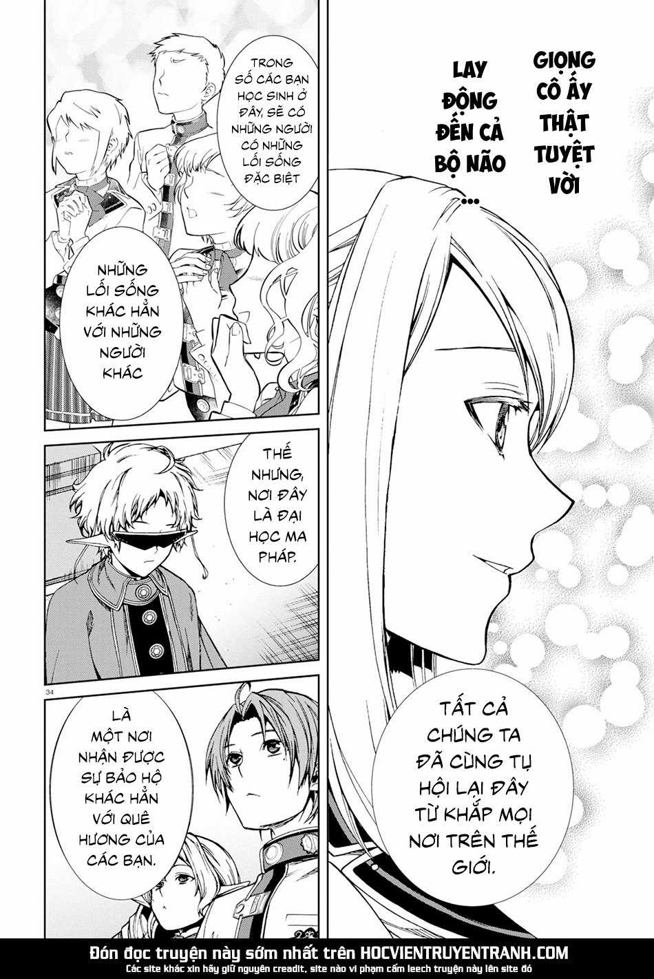 Chuyển Sinh Không Nghề Nghiệp: Tôi Sẽ Cố Gắng Hết Sức Nếu Tôi Đến Thế Giới Khác Chapter 54 trang 34