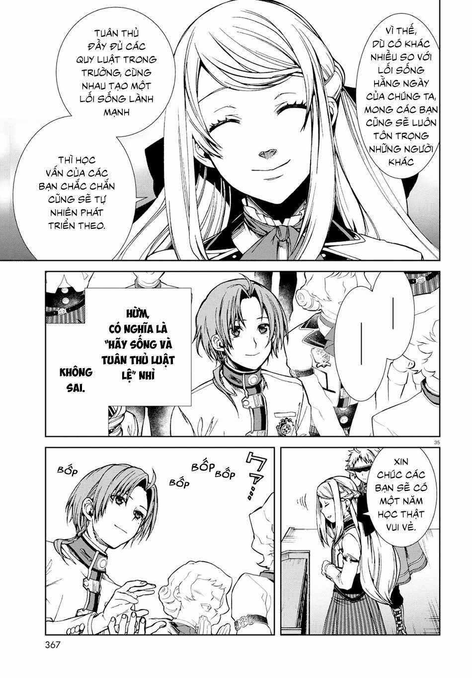 Chuyển Sinh Không Nghề Nghiệp: Tôi Sẽ Cố Gắng Hết Sức Nếu Tôi Đến Thế Giới Khác Chapter 54 trang 35