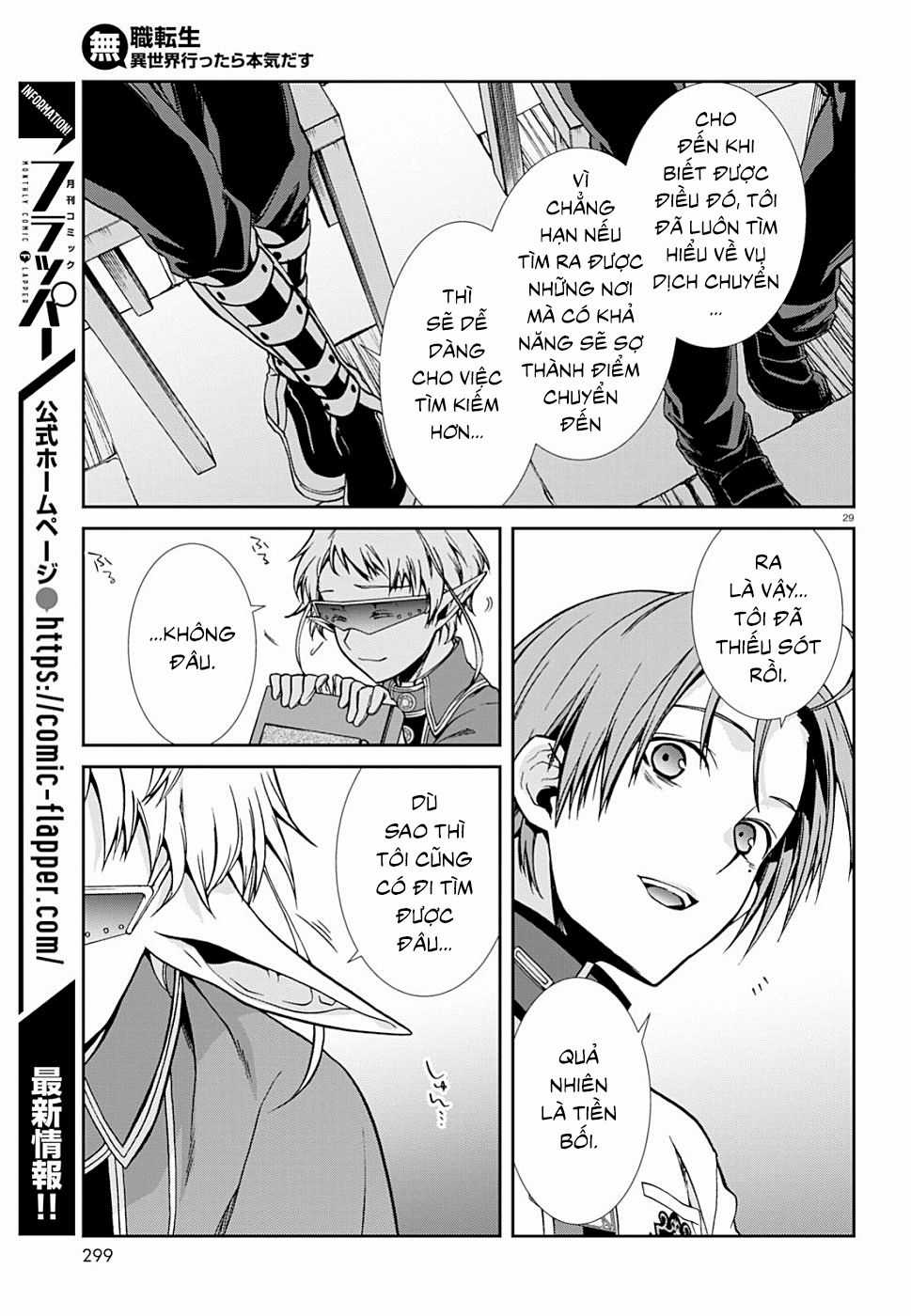 Chuyển Sinh Không Nghề Nghiệp: Tôi Sẽ Cố Gắng Hết Sức Nếu Tôi Đến Thế Giới Khác Chapter 56 trang 32