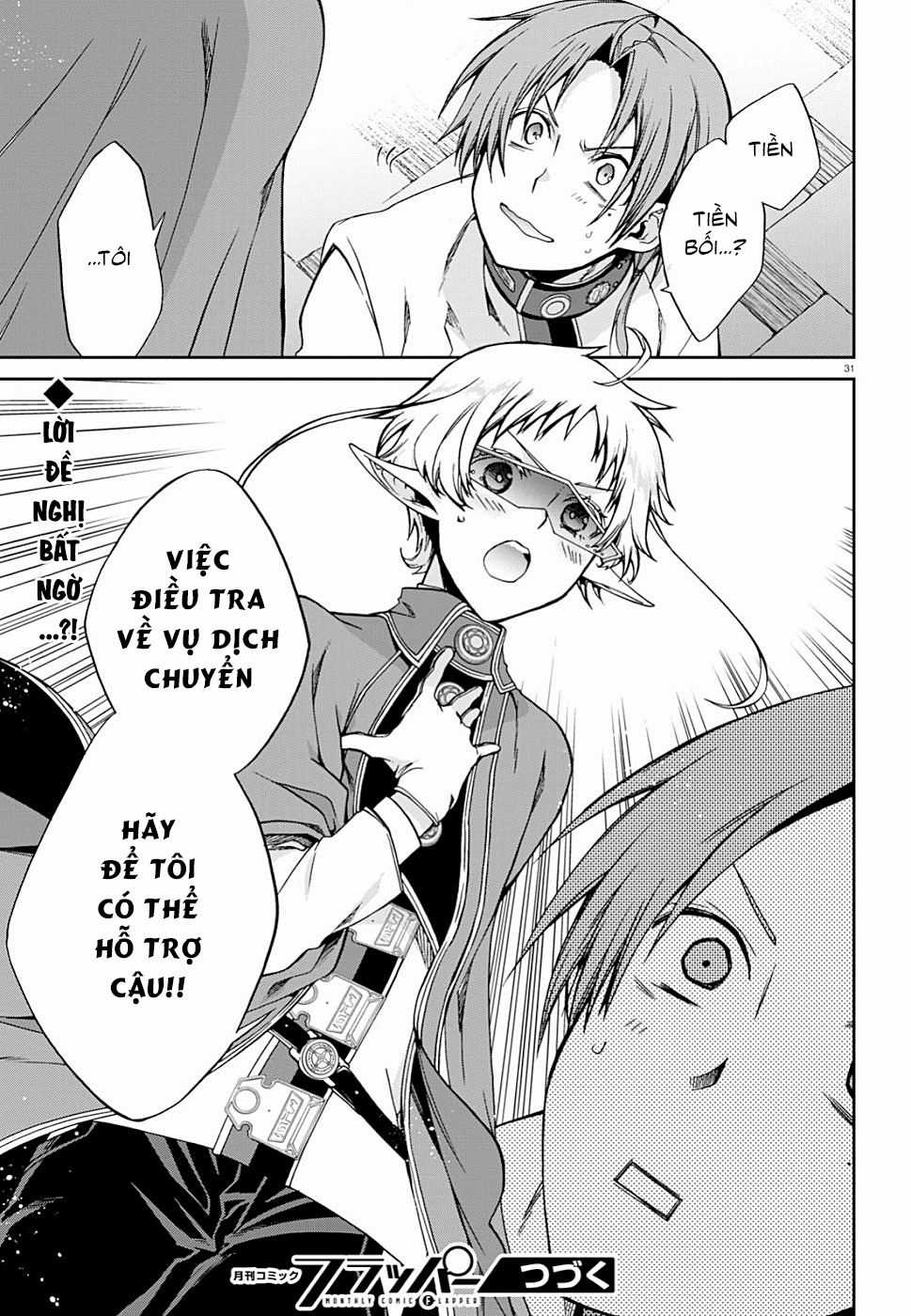 Chuyển Sinh Không Nghề Nghiệp: Tôi Sẽ Cố Gắng Hết Sức Nếu Tôi Đến Thế Giới Khác Chapter 56 trang 34