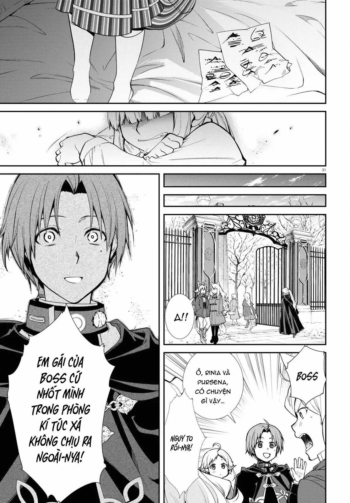 Chuyển Sinh Không Nghề Nghiệp: Tôi Sẽ Cố Gắng Hết Sức Nếu Tôi Đến Thế Giới Khác Chapter 91 trang 31