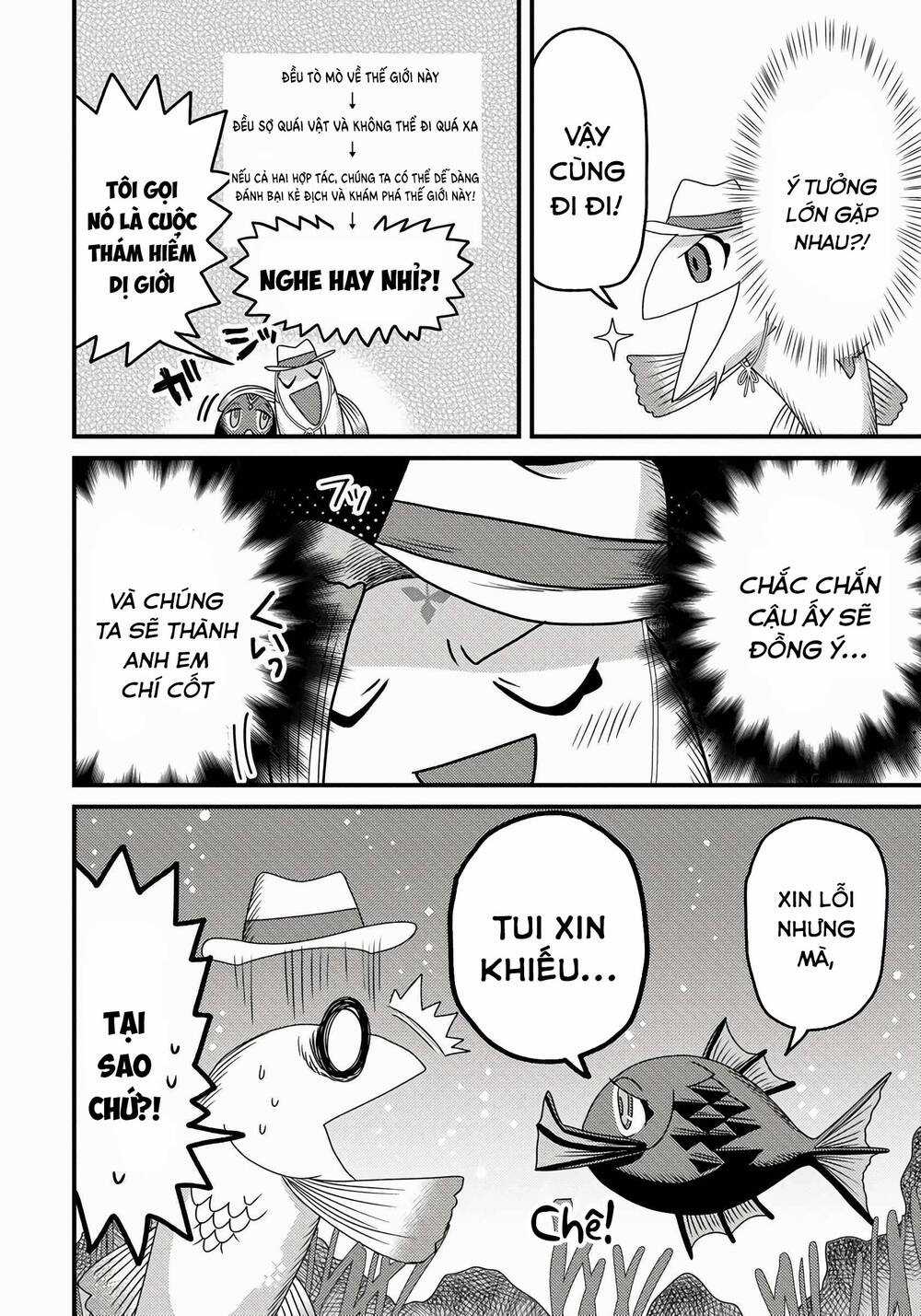 Chuyển Sinh Thành Cá, Tôi Sẽ Tiến Hóa Thành Rồng Ở Dị Giới Chapter 4.1 trang 2