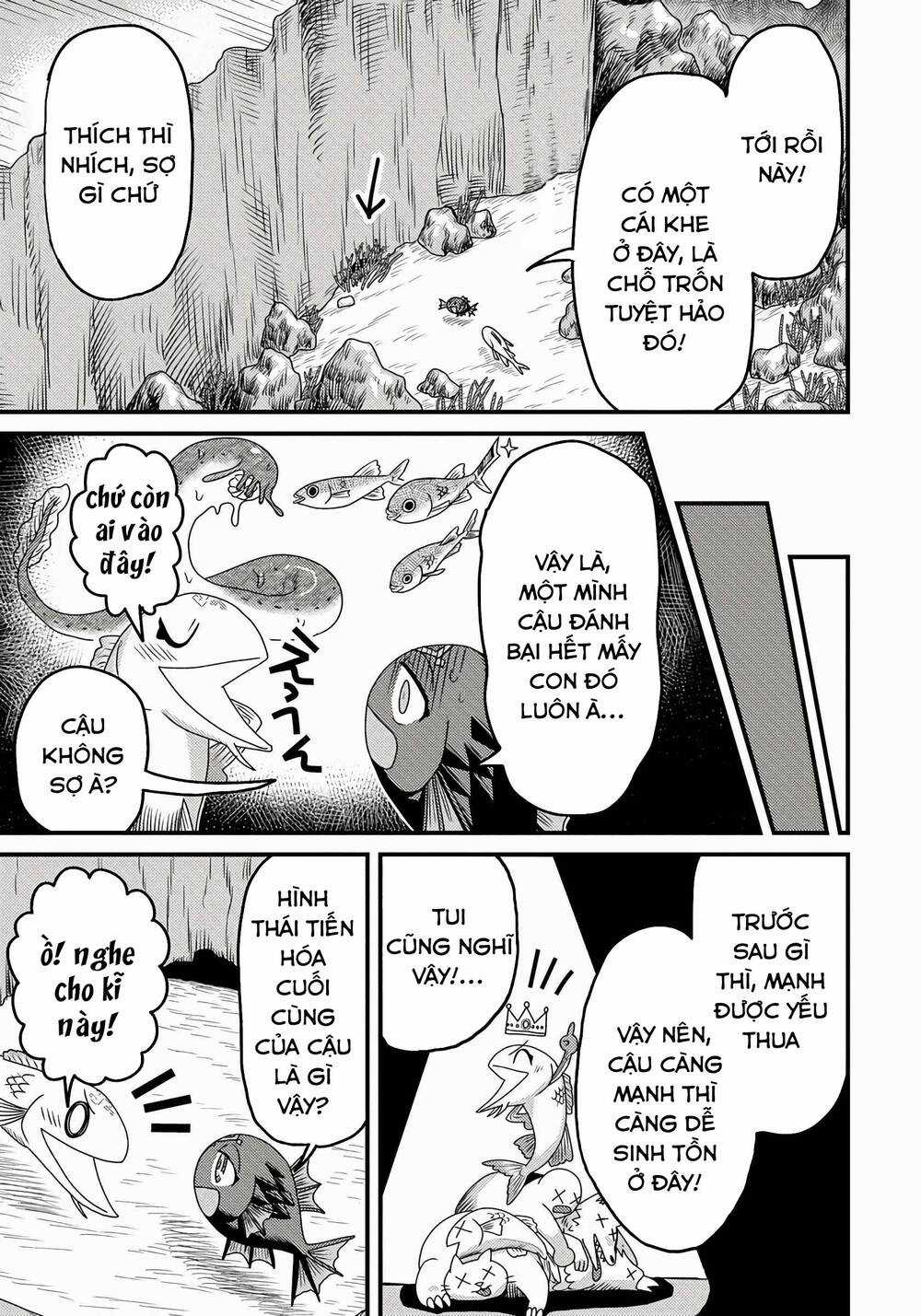 Chuyển Sinh Thành Cá, Tôi Sẽ Tiến Hóa Thành Rồng Ở Dị Giới Chapter 4.1 trang 5