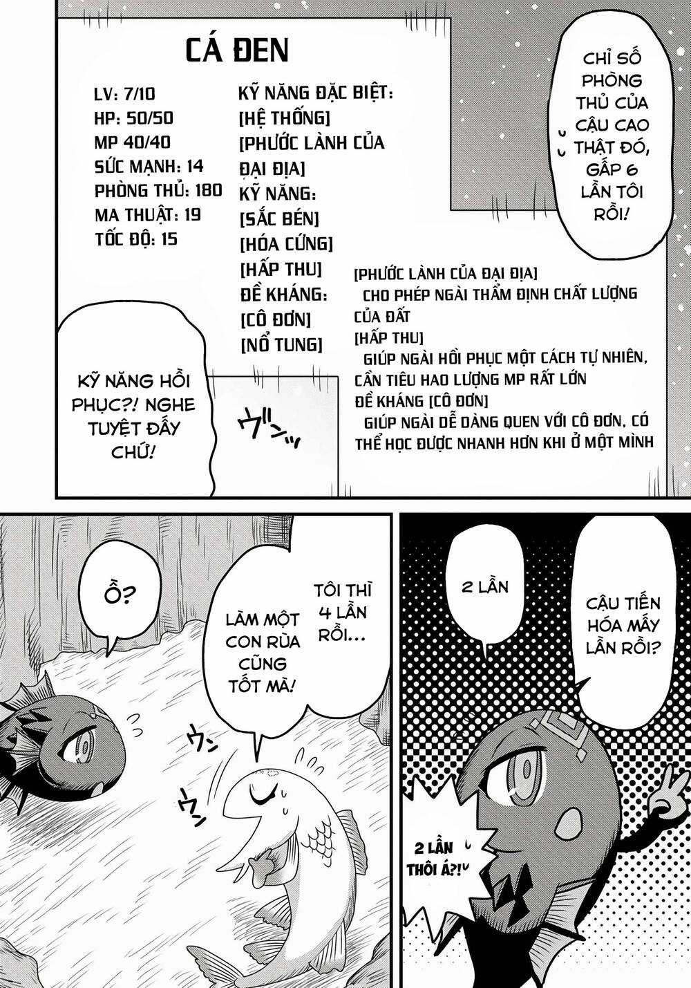 Chuyển Sinh Thành Cá, Tôi Sẽ Tiến Hóa Thành Rồng Ở Dị Giới Chapter 4.1 trang 8