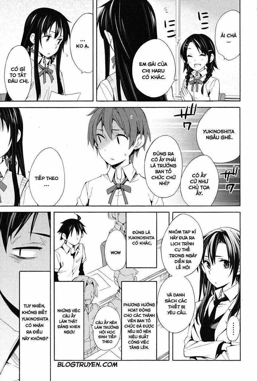 Chuyện Tình Thanh Xuân Bi Hài Của Tôi Quả Nhiên Là Sai Lầm Chapter 21 trang 35