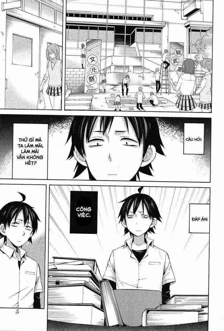 Chuyện Tình Thanh Xuân Bi Hài Của Tôi Quả Nhiên Là Sai Lầm Chapter 22 trang 2