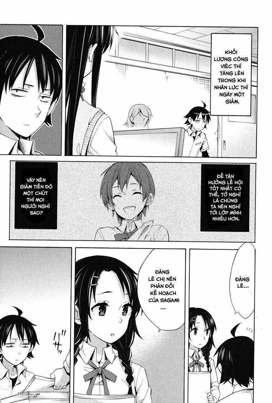 Chuyện Tình Thanh Xuân Bi Hài Của Tôi Quả Nhiên Là Sai Lầm Chapter 22 trang 4