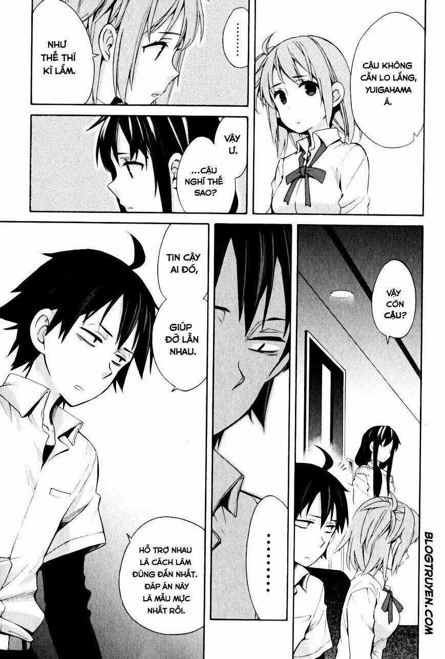 Chuyện Tình Thanh Xuân Bi Hài Của Tôi Quả Nhiên Là Sai Lầm Chapter 23 trang 13