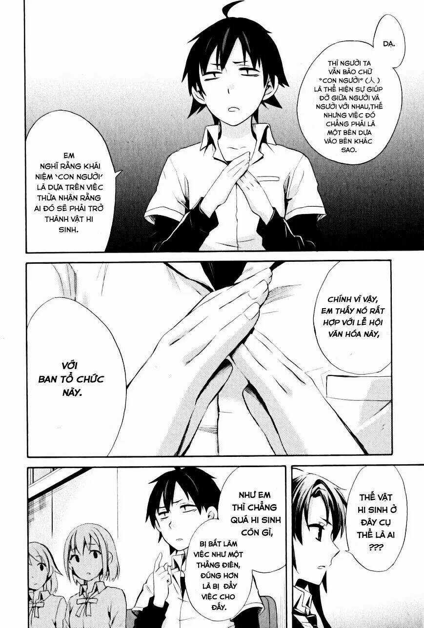 Chuyện Tình Thanh Xuân Bi Hài Của Tôi Quả Nhiên Là Sai Lầm Chapter 23 trang 28