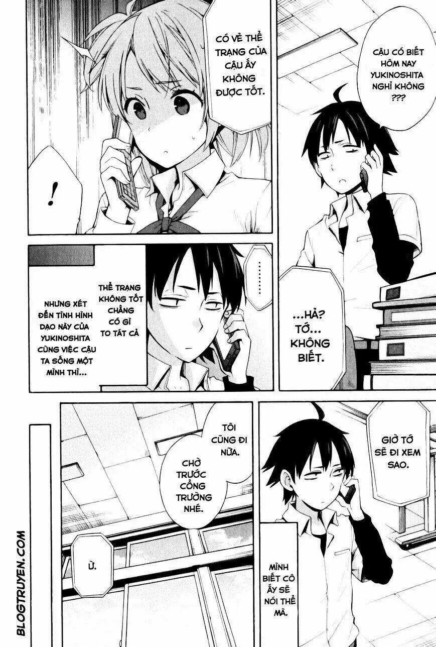 Chuyện Tình Thanh Xuân Bi Hài Của Tôi Quả Nhiên Là Sai Lầm Chapter 23 trang 6