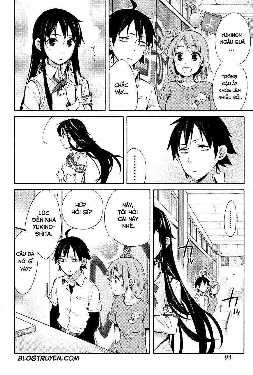 Chuyện Tình Thanh Xuân Bi Hài Của Tôi Quả Nhiên Là Sai Lầm Chapter 24 trang 28