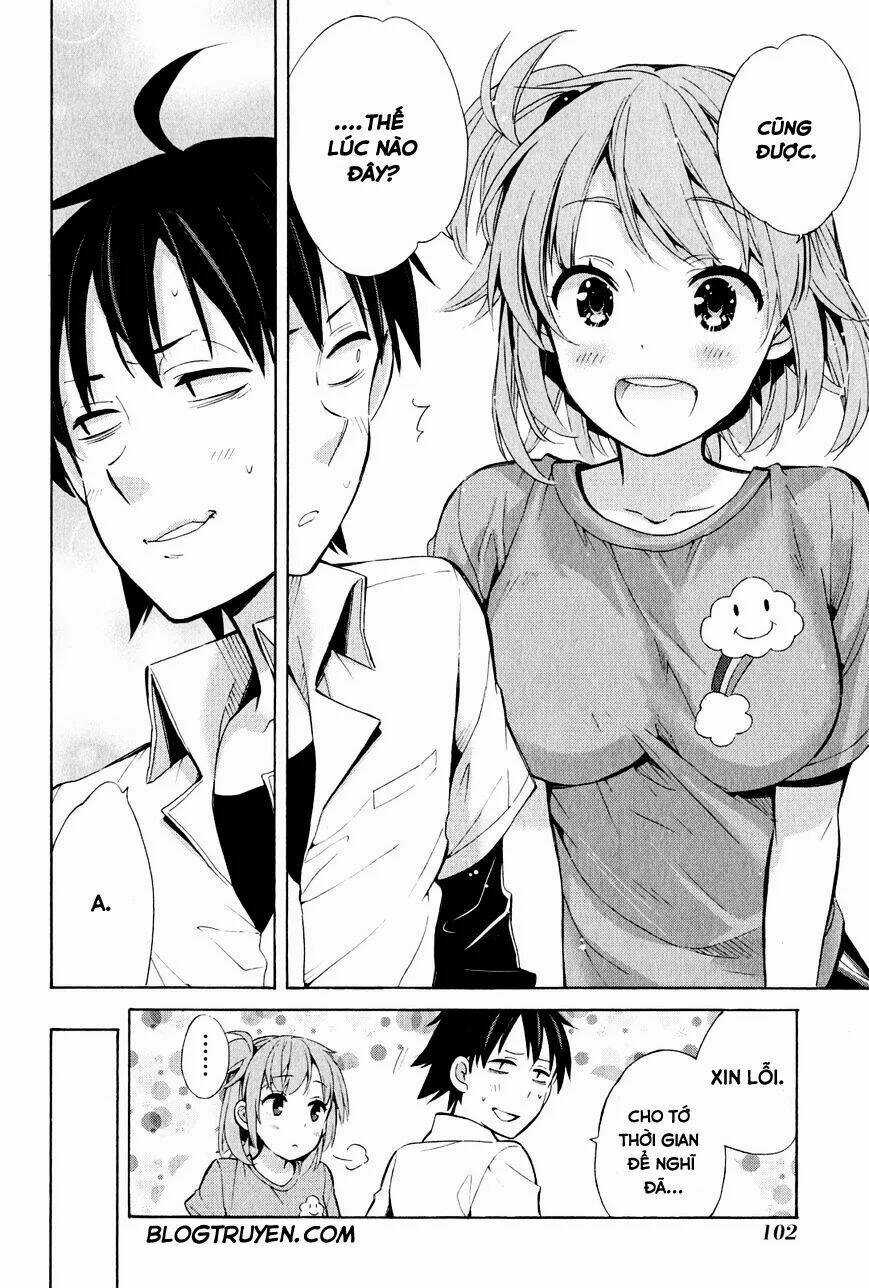 Chuyện Tình Thanh Xuân Bi Hài Của Tôi Quả Nhiên Là Sai Lầm Chapter 24 trang 36