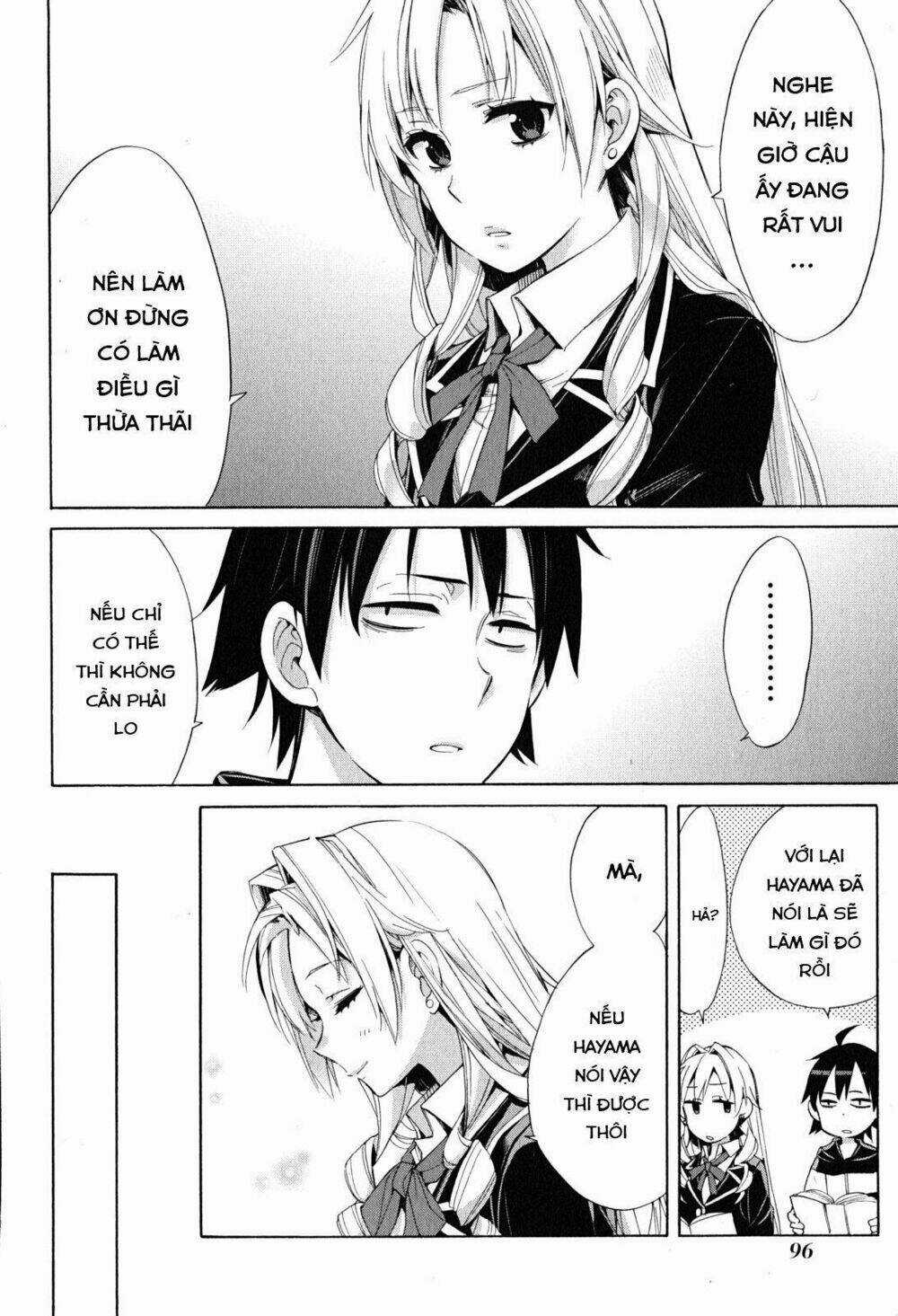 Chuyện Tình Thanh Xuân Bi Hài Của Tôi Quả Nhiên Là Sai Lầm Chapter 28 trang 30