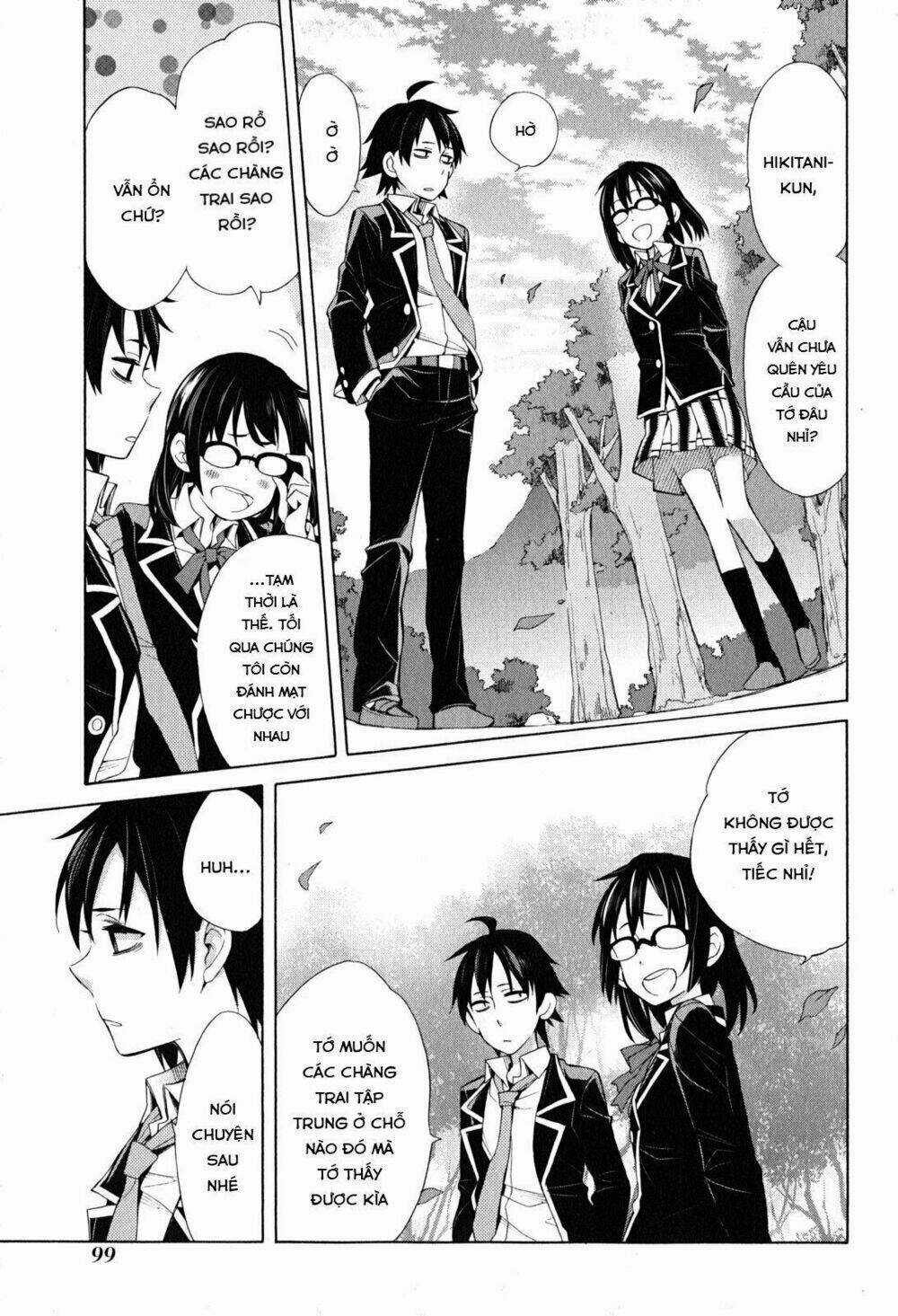 Chuyện Tình Thanh Xuân Bi Hài Của Tôi Quả Nhiên Là Sai Lầm Chapter 28 trang 33