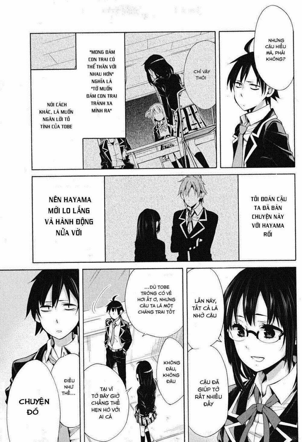 Chuyện Tình Thanh Xuân Bi Hài Của Tôi Quả Nhiên Là Sai Lầm Chapter 29 trang 35