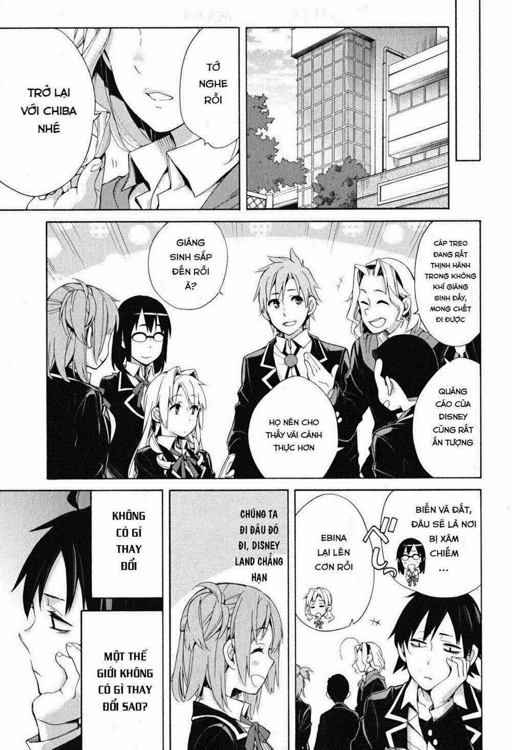 Chuyện Tình Thanh Xuân Bi Hài Của Tôi Quả Nhiên Là Sai Lầm Chapter 30 trang 10