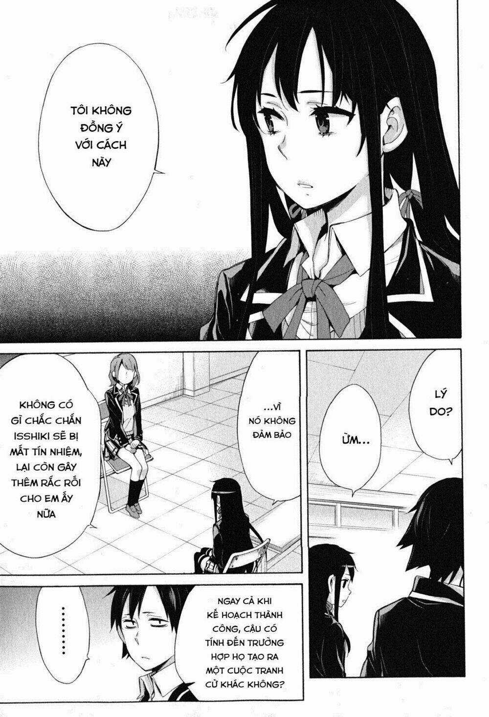 Chuyện Tình Thanh Xuân Bi Hài Của Tôi Quả Nhiên Là Sai Lầm Chapter 30 trang 28