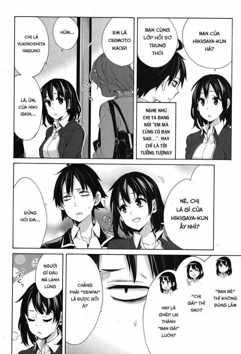 Chuyện Tình Thanh Xuân Bi Hài Của Tôi Quả Nhiên Là Sai Lầm Chapter 31 trang 14