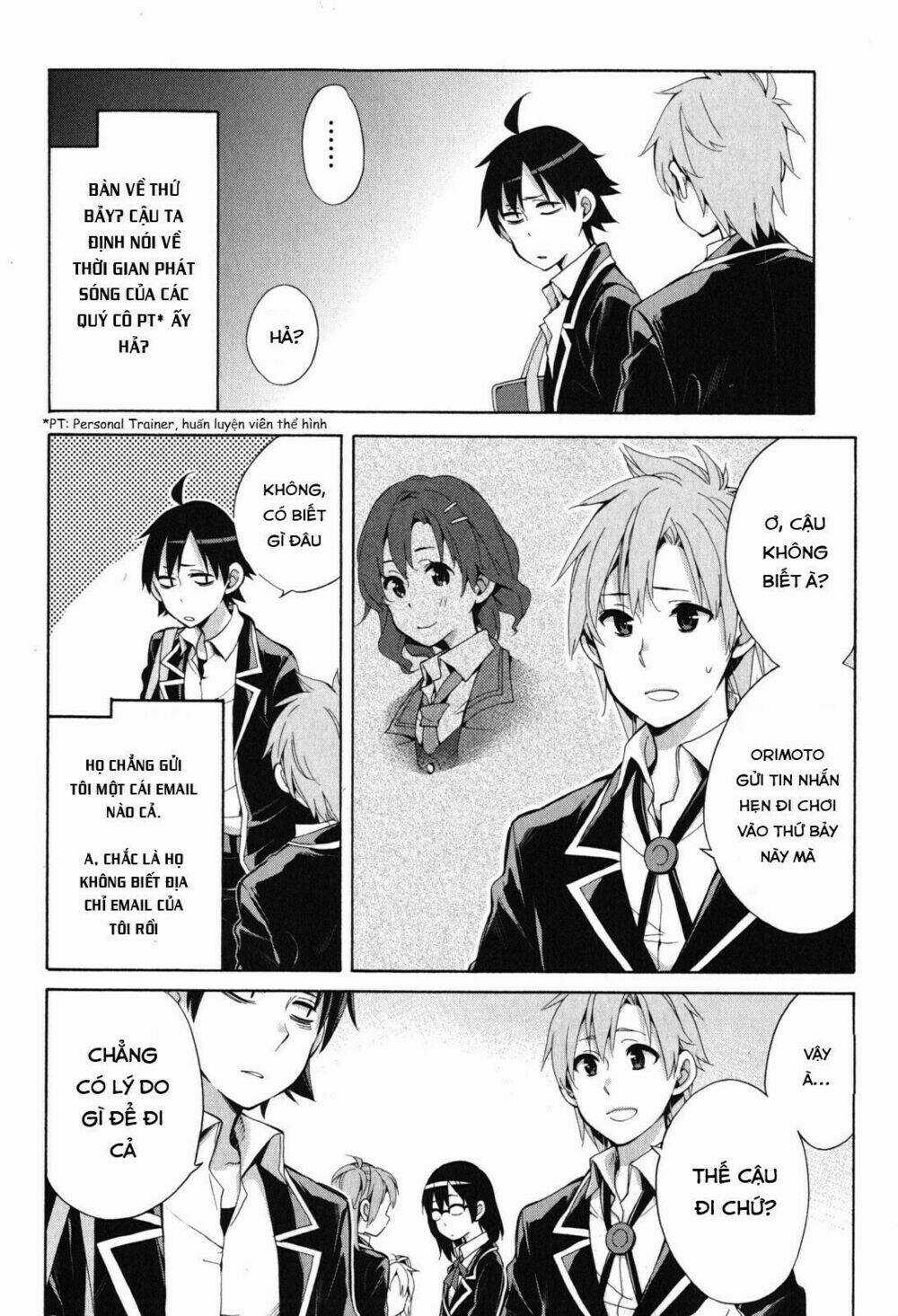 Chuyện Tình Thanh Xuân Bi Hài Của Tôi Quả Nhiên Là Sai Lầm Chapter 32 trang 4