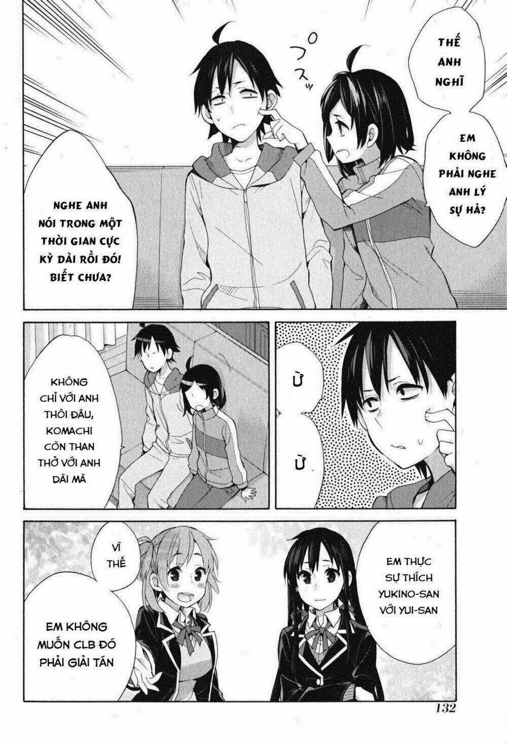 Chuyện Tình Thanh Xuân Bi Hài Của Tôi Quả Nhiên Là Sai Lầm Chapter 33 trang 36