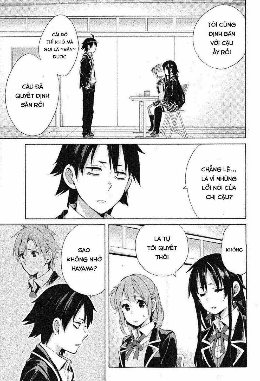 Chuyện Tình Thanh Xuân Bi Hài Của Tôi Quả Nhiên Là Sai Lầm Chapter 33 trang 7