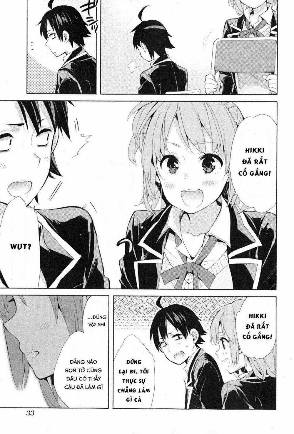 Chuyện Tình Thanh Xuân Bi Hài Của Tôi Quả Nhiên Là Sai Lầm Chapter 34 trang 33