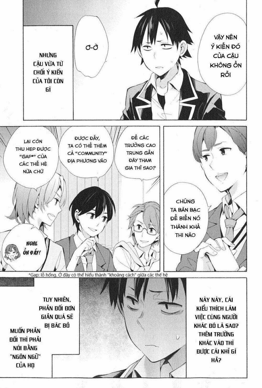 Chuyện Tình Thanh Xuân Bi Hài Của Tôi Quả Nhiên Là Sai Lầm Chapter 36 trang 24