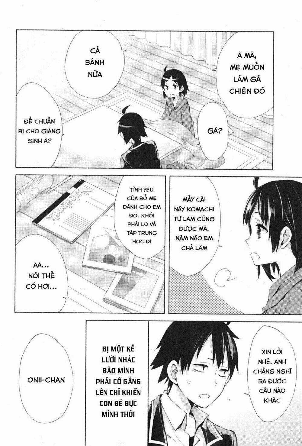 Chuyện Tình Thanh Xuân Bi Hài Của Tôi Quả Nhiên Là Sai Lầm Chapter 36 trang 35