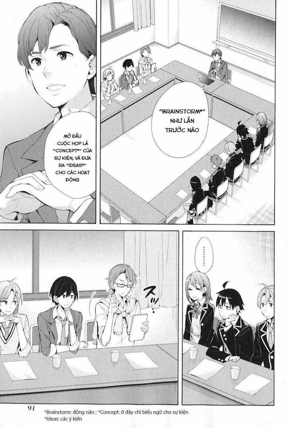 Chuyện Tình Thanh Xuân Bi Hài Của Tôi Quả Nhiên Là Sai Lầm Chapter 36 trang 8