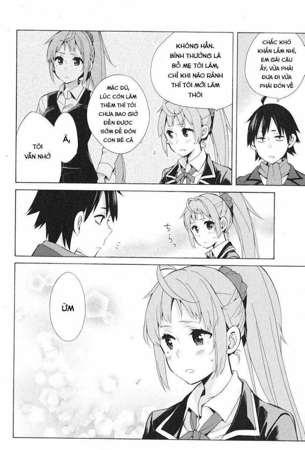 Chuyện Tình Thanh Xuân Bi Hài Của Tôi Quả Nhiên Là Sai Lầm Chapter 37.5 trang 9