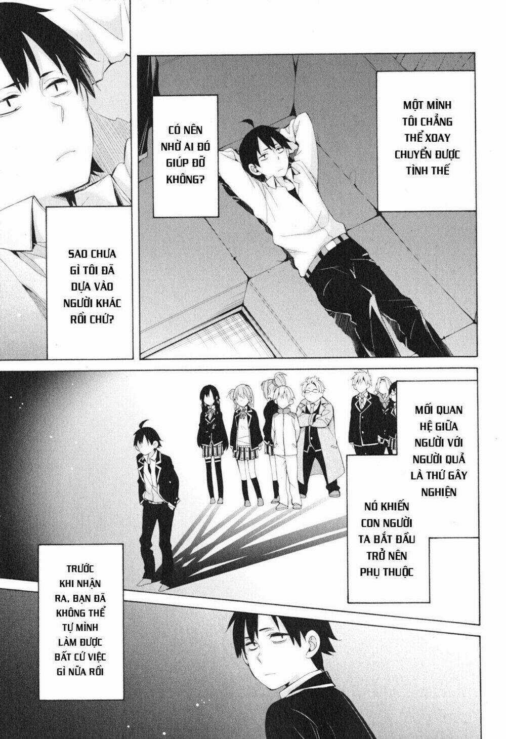 Chuyện Tình Thanh Xuân Bi Hài Của Tôi Quả Nhiên Là Sai Lầm Chapter 40 trang 4