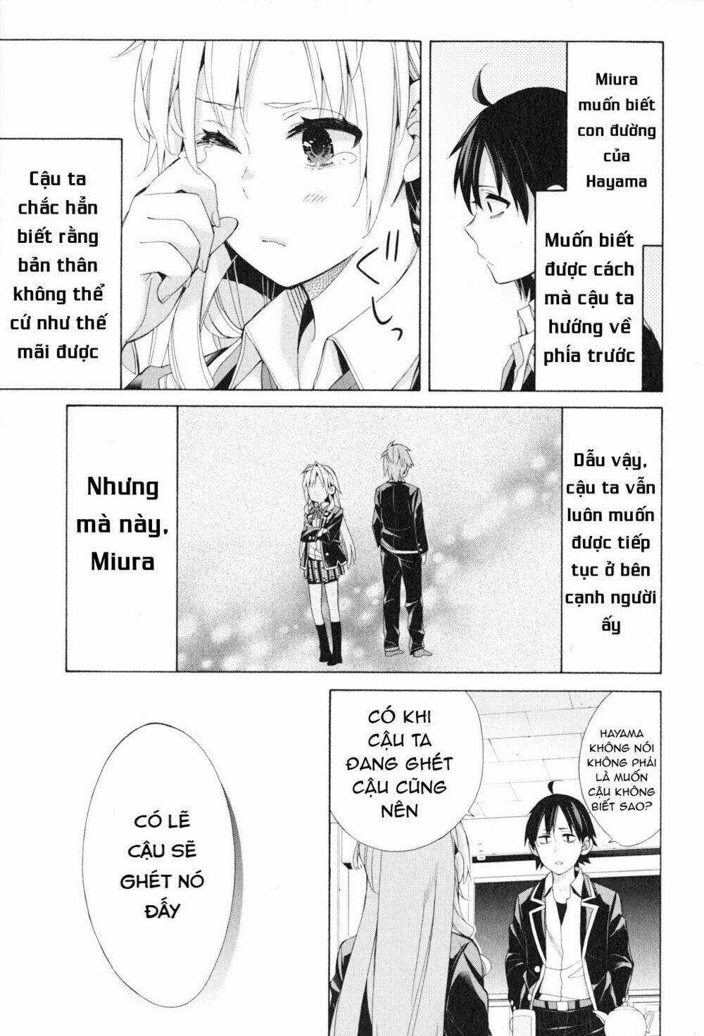 Chuyện Tình Thanh Xuân Bi Hài Của Tôi Quả Nhiên Là Sai Lầm Chapter 48 trang 24