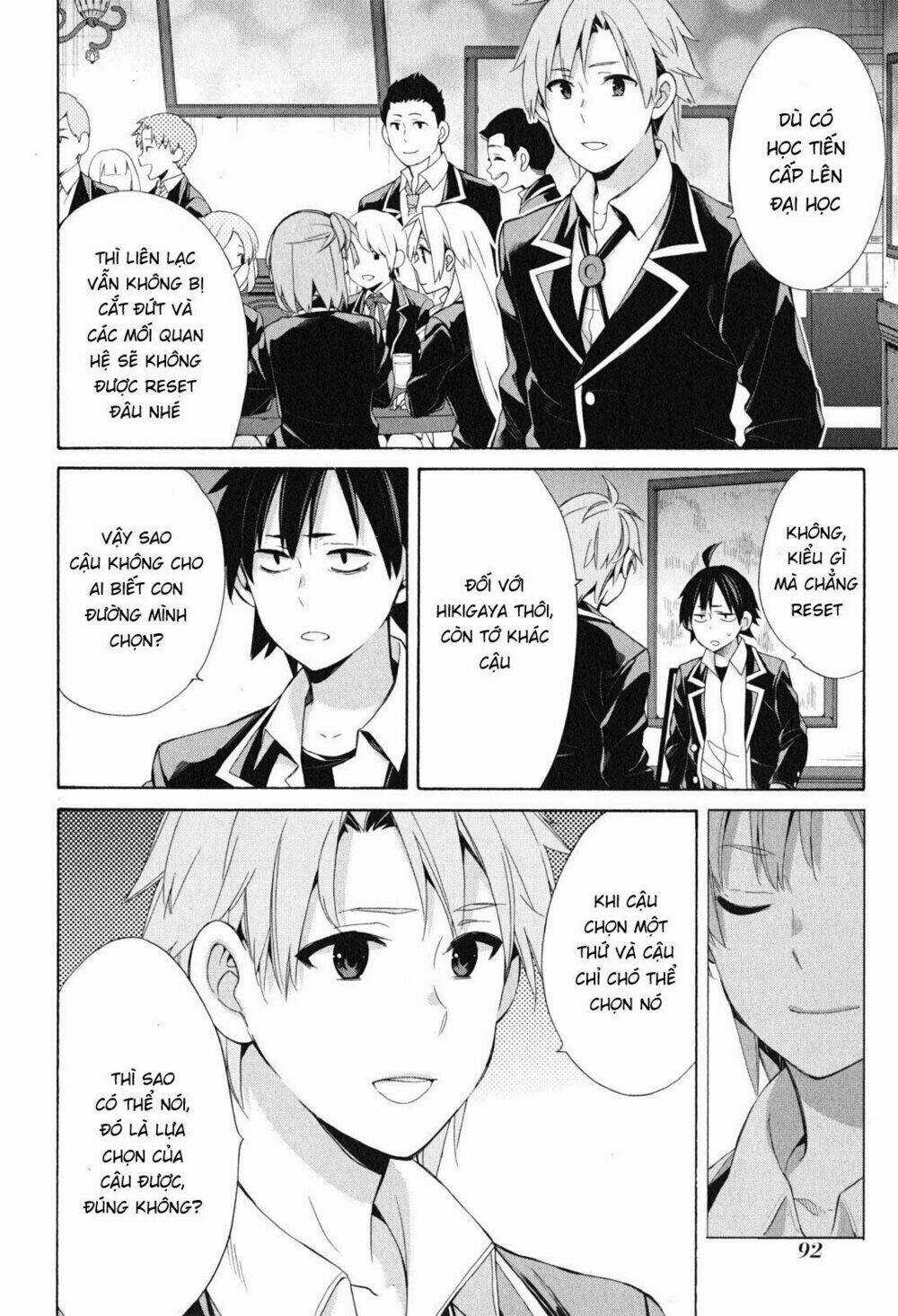 Chuyện Tình Thanh Xuân Bi Hài Của Tôi Quả Nhiên Là Sai Lầm Chapter 51 trang 25