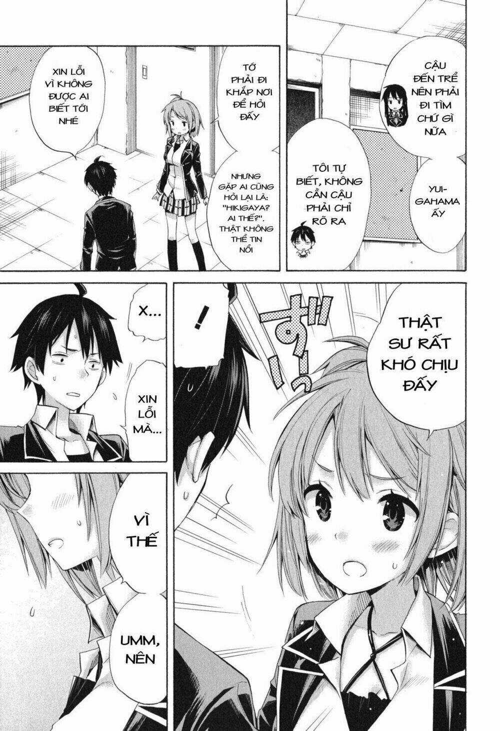 Chuyện Tình Thanh Xuân Bi Hài Của Tôi Quả Nhiên Là Sai Lầm Chapter 8 trang 13