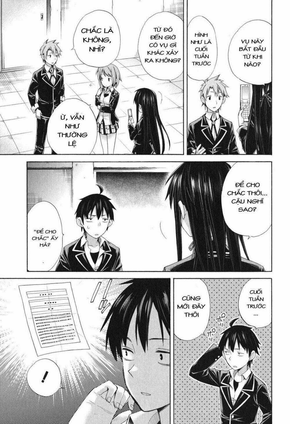 Chuyện Tình Thanh Xuân Bi Hài Của Tôi Quả Nhiên Là Sai Lầm Chapter 8 trang 25