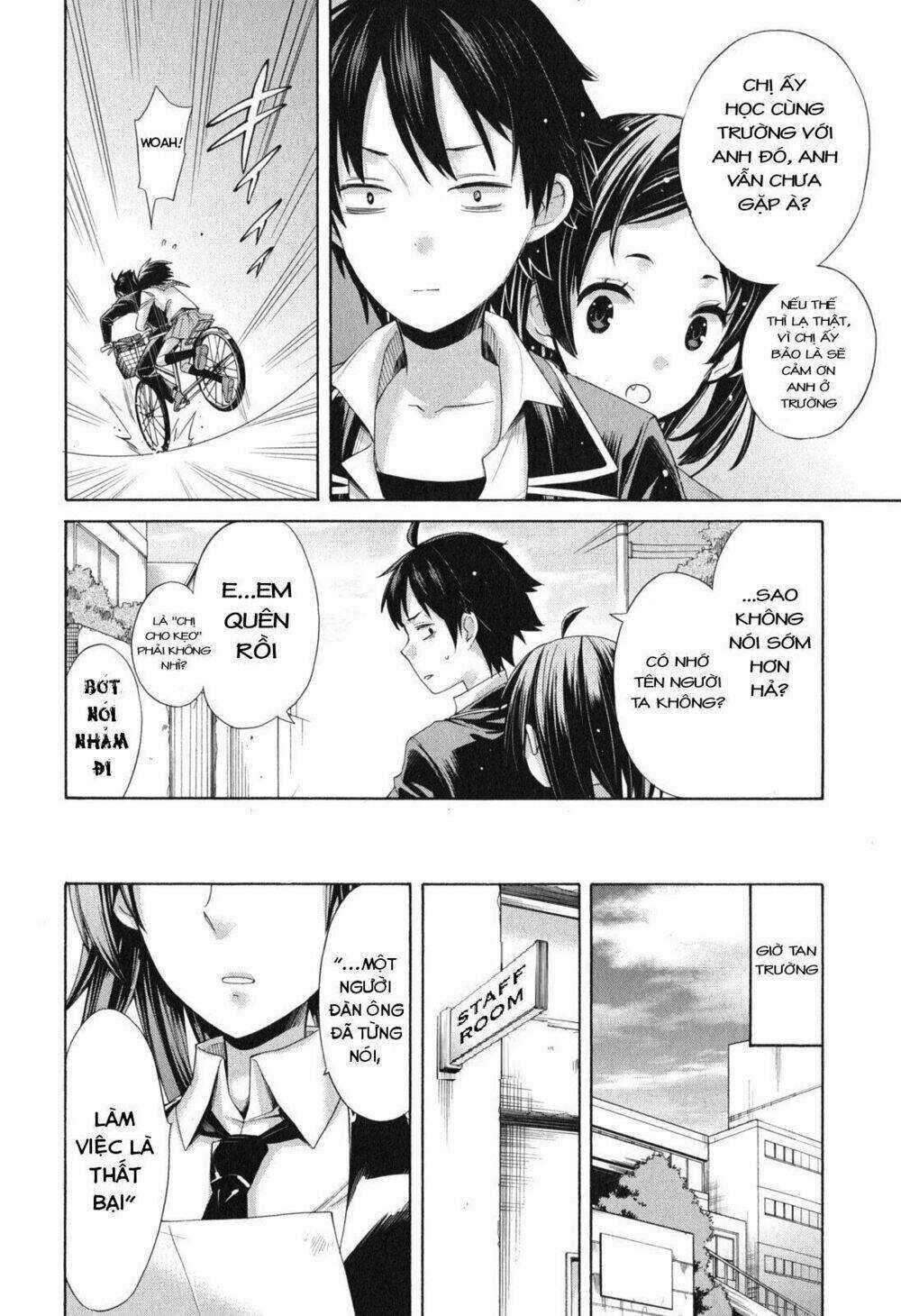 Chuyện Tình Thanh Xuân Bi Hài Của Tôi Quả Nhiên Là Sai Lầm Chapter 8 trang 8