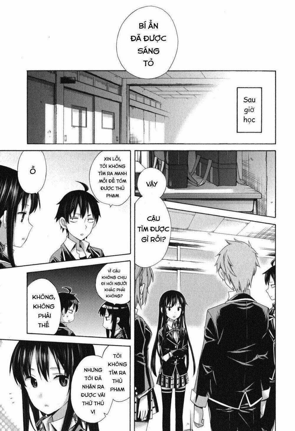 Chuyện Tình Thanh Xuân Bi Hài Của Tôi Quả Nhiên Là Sai Lầm Chapter 9 trang 23