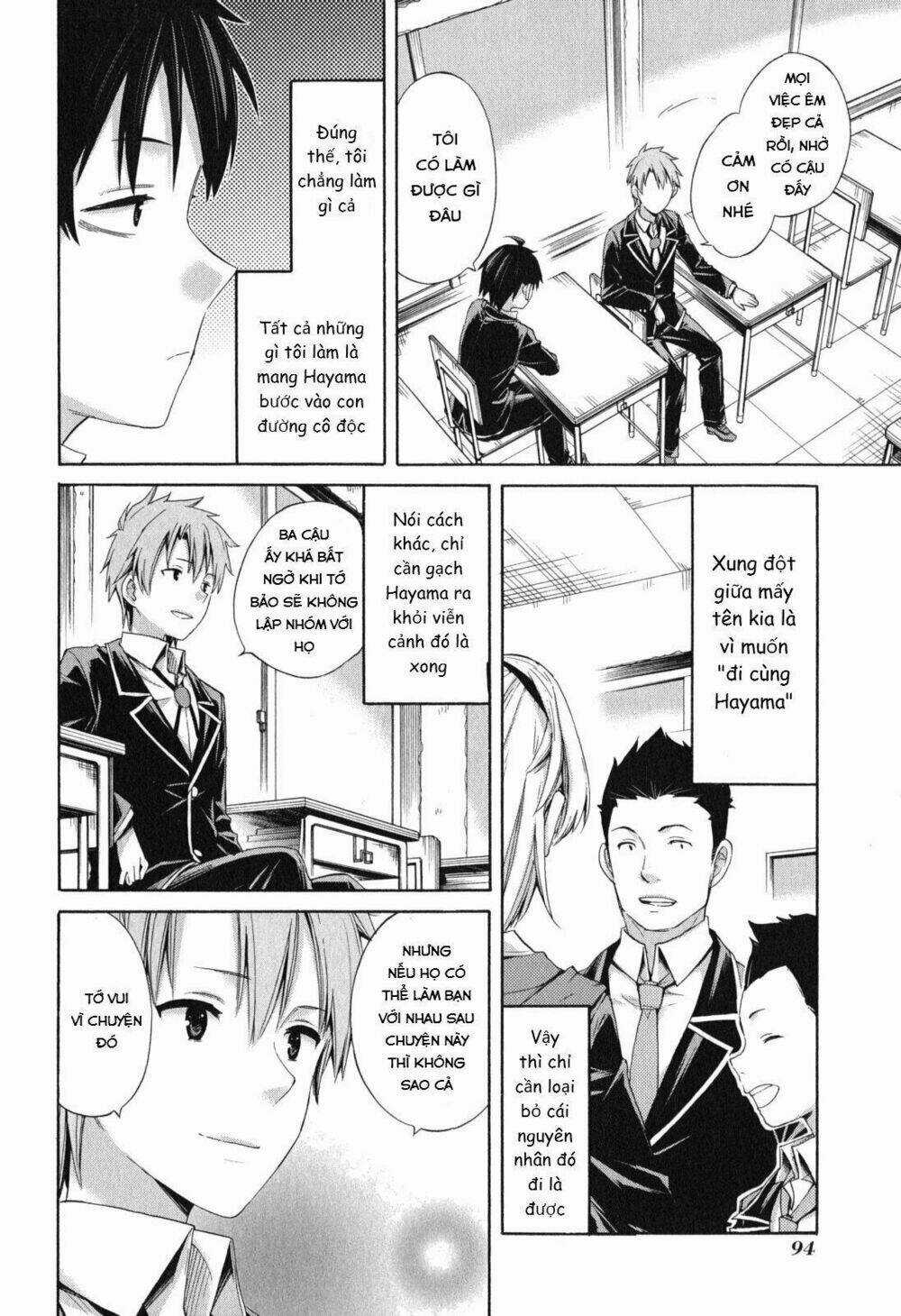 Chuyện Tình Thanh Xuân Bi Hài Của Tôi Quả Nhiên Là Sai Lầm Chapter 9 trang 28