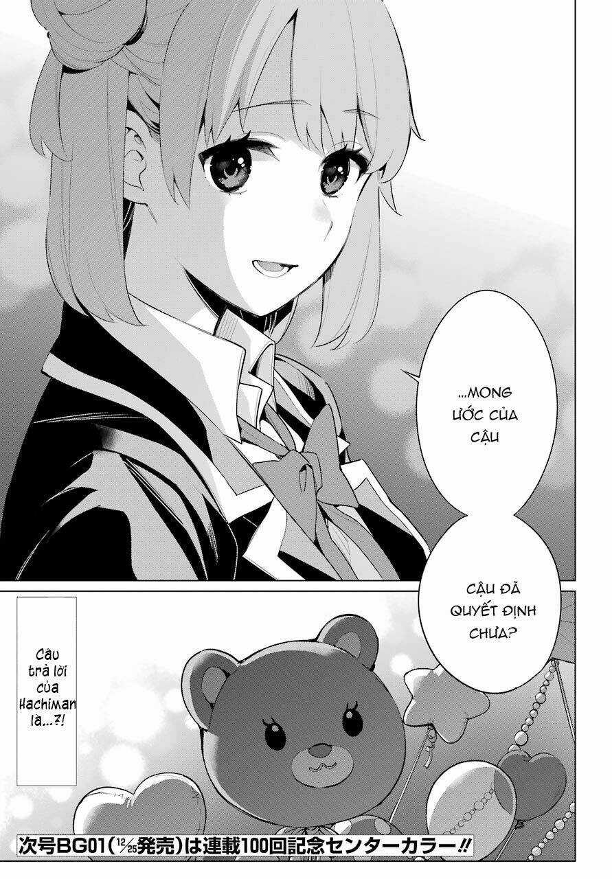 Chuyện Tình Thanh Xuân Bi Hài Của Tôi Quả Nhiên Là Sai Lầm Chapter 99 trang 20