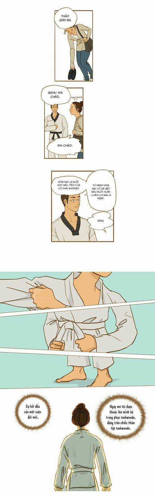 Chuyện Tôi Đi Học Taekwondo Chapter 2 trang 8