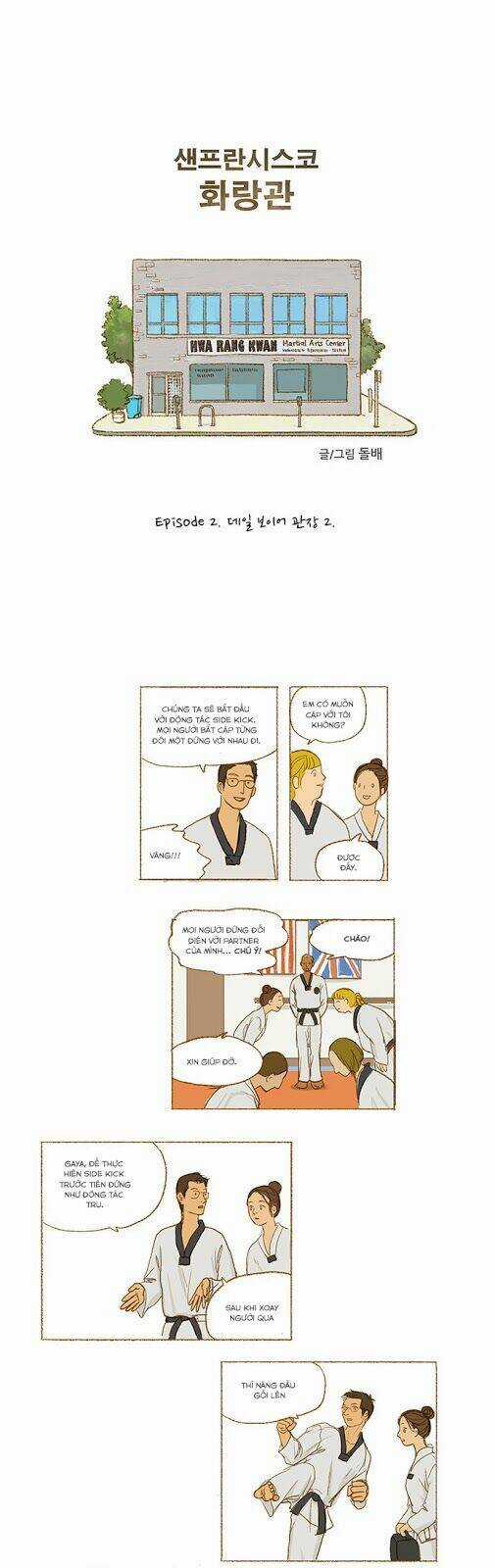 Chuyện Tôi Đi Học Taekwondo Chapter 4 trang 2